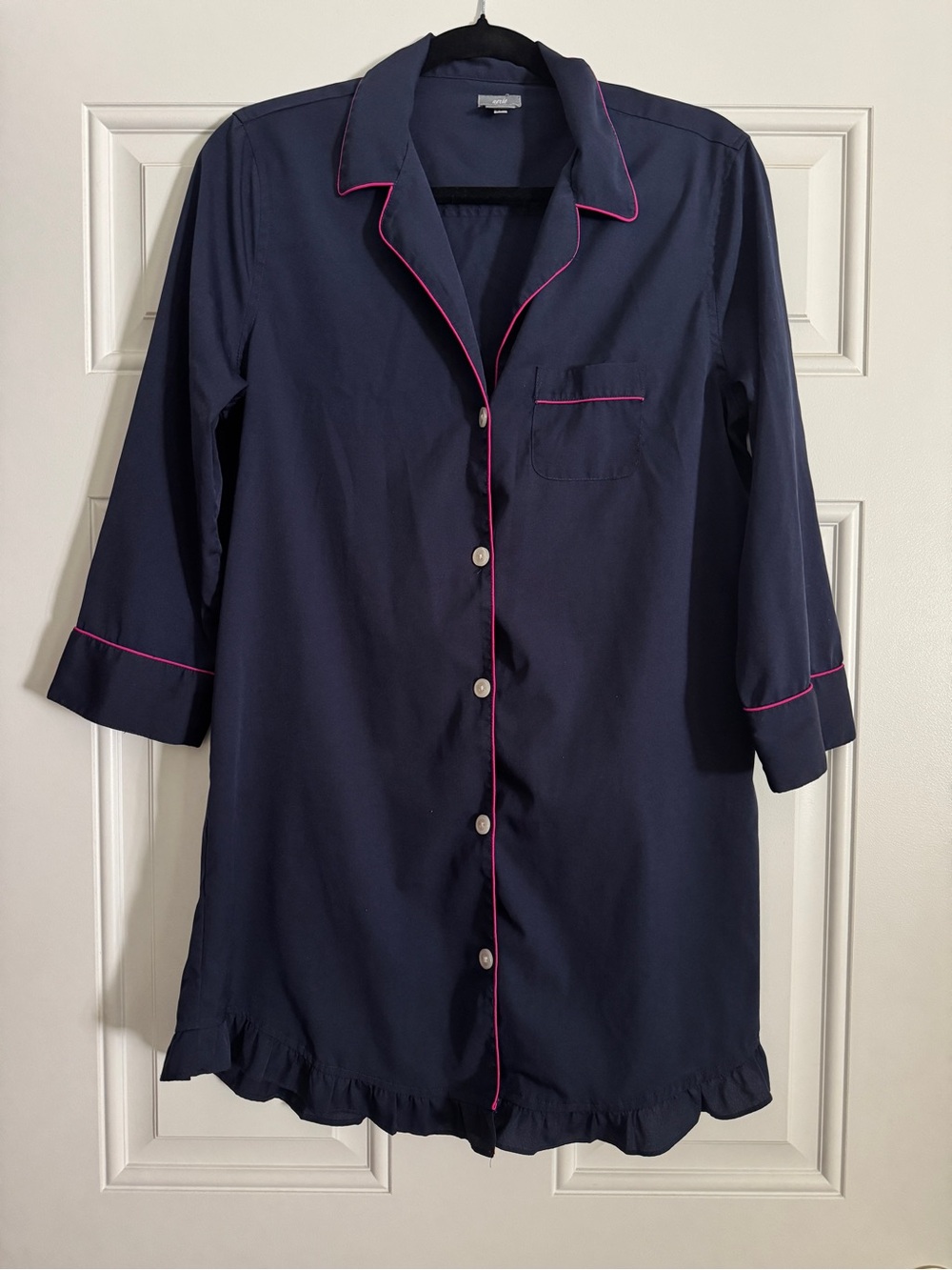 Aerie Nightgown Long Sleeve Button Up Size Medium